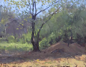 Painting Oil_Compost Pile_14x11